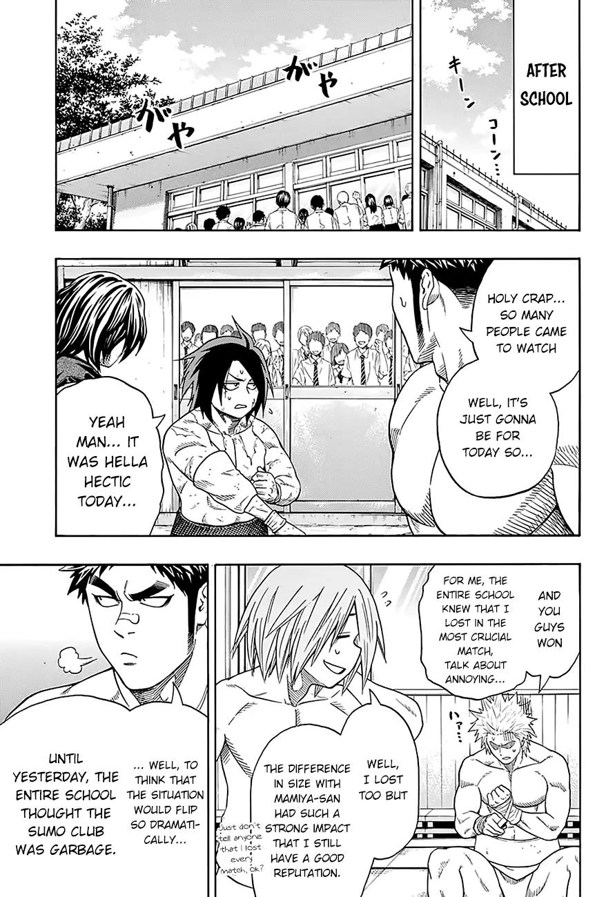 Hinomaru Zumou Chapter 75 page 19 - Chapter 75: What Makes Me Happiest