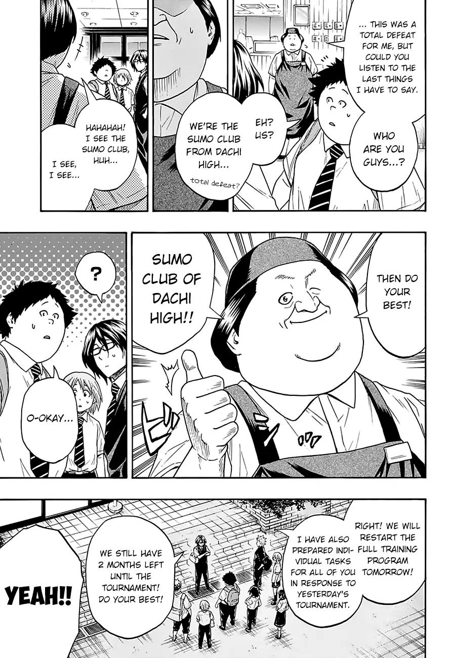 Hinomaru Zumou Chapter 76 page 19 - Chapter 76: No Choice But To Eat!