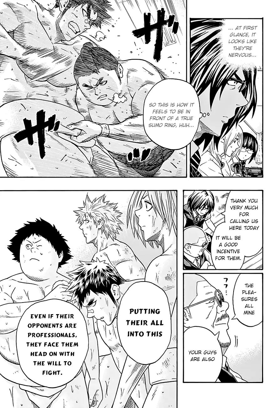 Hinomaru Zumou Chapter 80 page 15 - Chapter 80: I Don't Want To See It Beaten