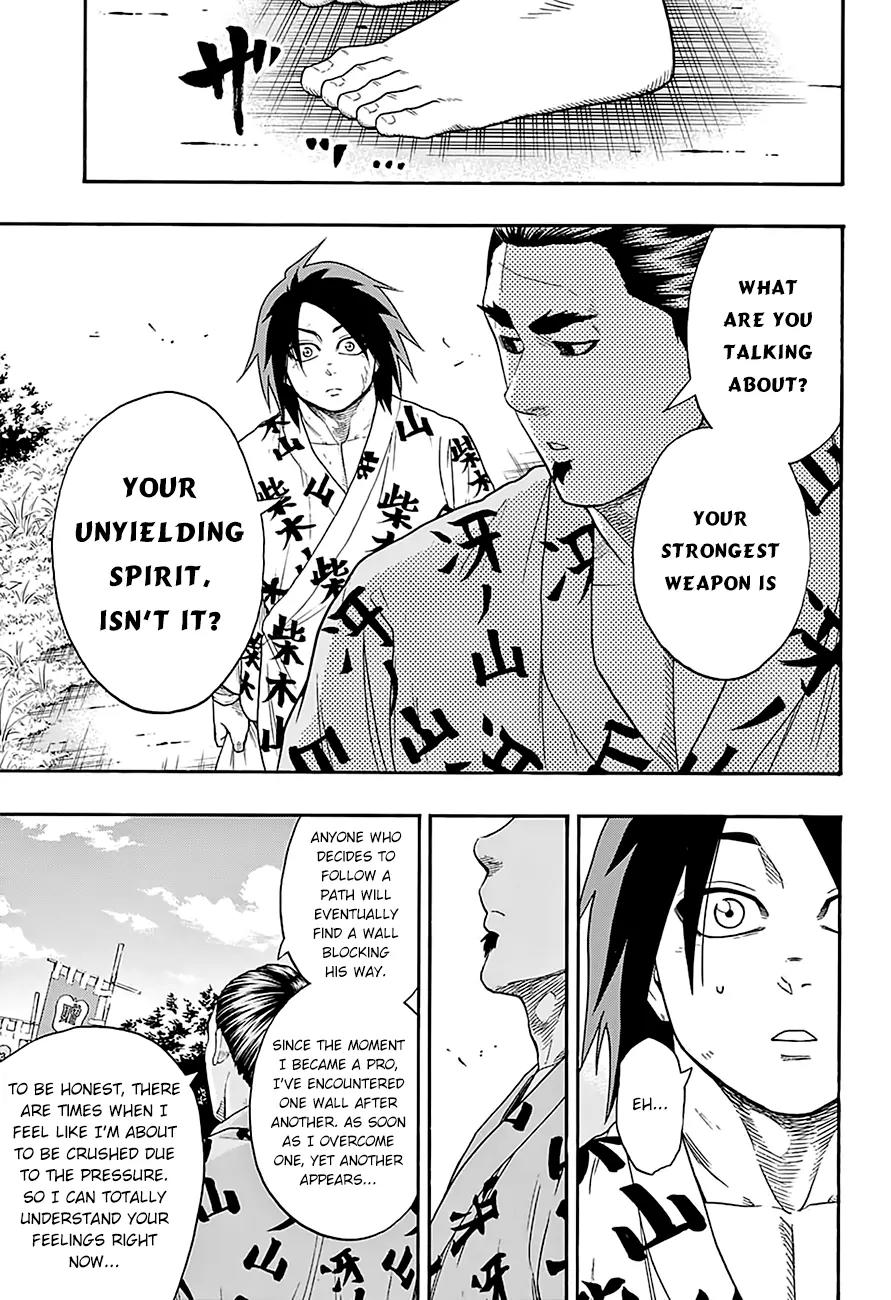 Hinomaru Zumou Chapter 80 page 19 - Chapter 80: I Don't Want To See It Beaten