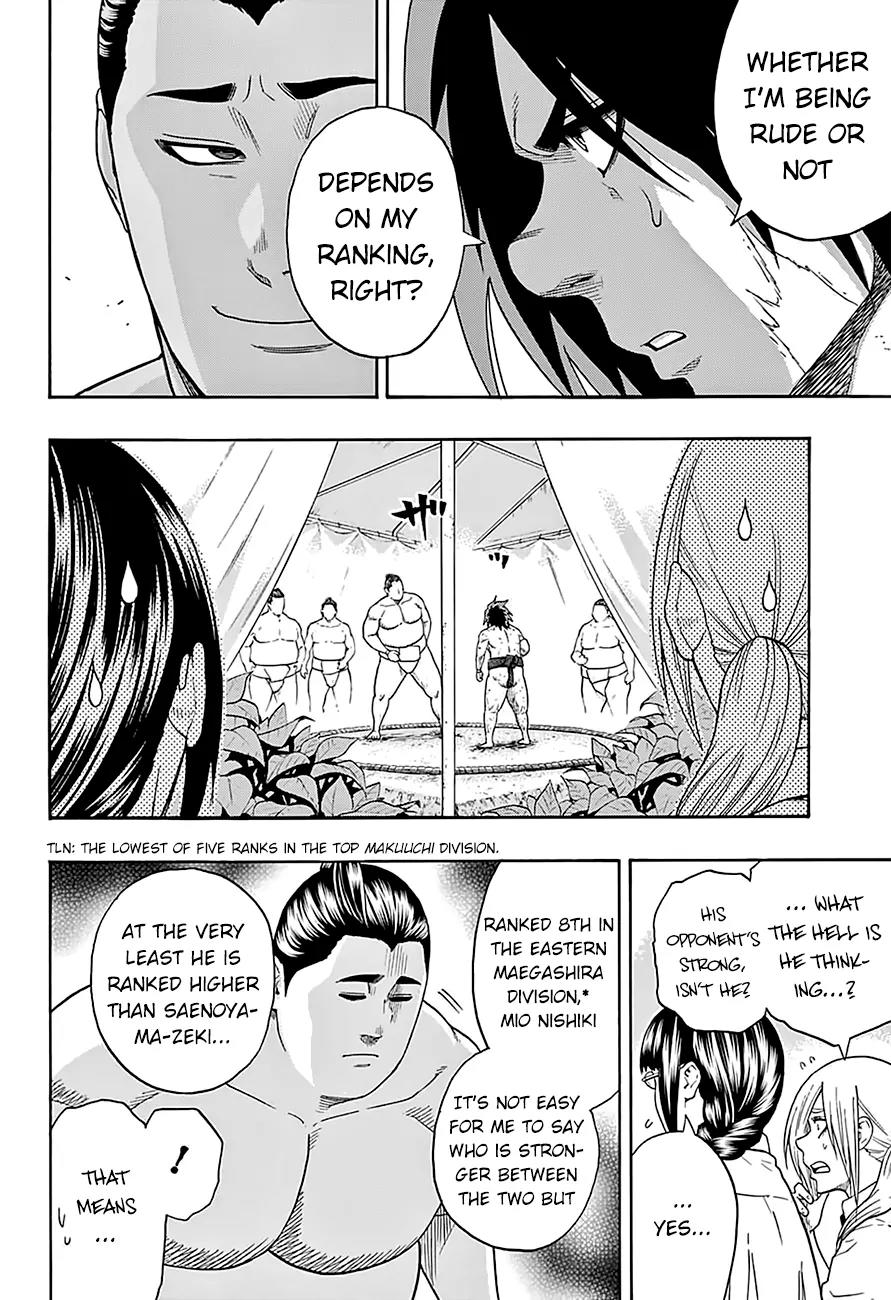 Hinomaru Zumou Chapter 81 page 12 - Chapter 81: A Worm