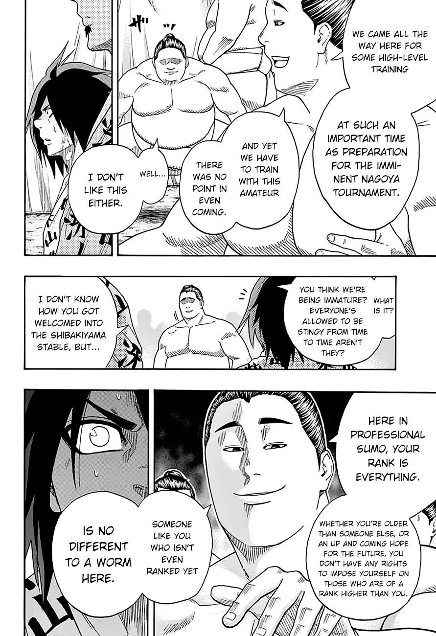 Hinomaru Zumou Chapter 81 page 8 - Chapter 81: A Worm
