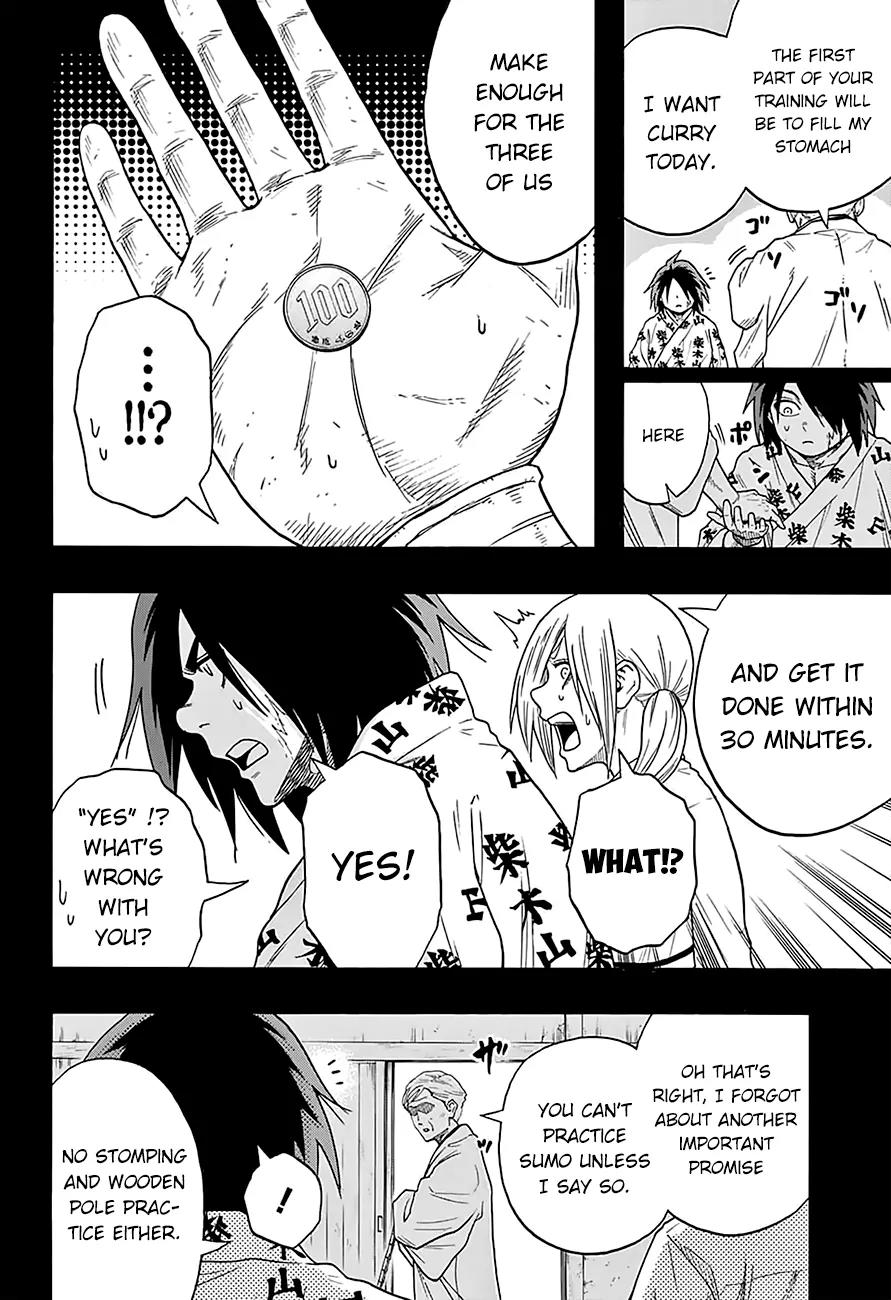 Hinomaru Zumou Chapter 83 page 10 - Chapter 83: The Former-Yokozuna’s Training