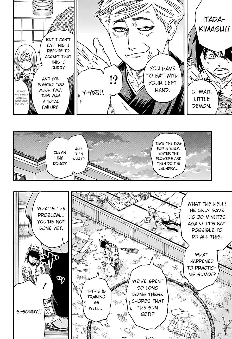 Hinomaru Zumou Chapter 83 page 12 - Chapter 83: The Former-Yokozuna’s Training