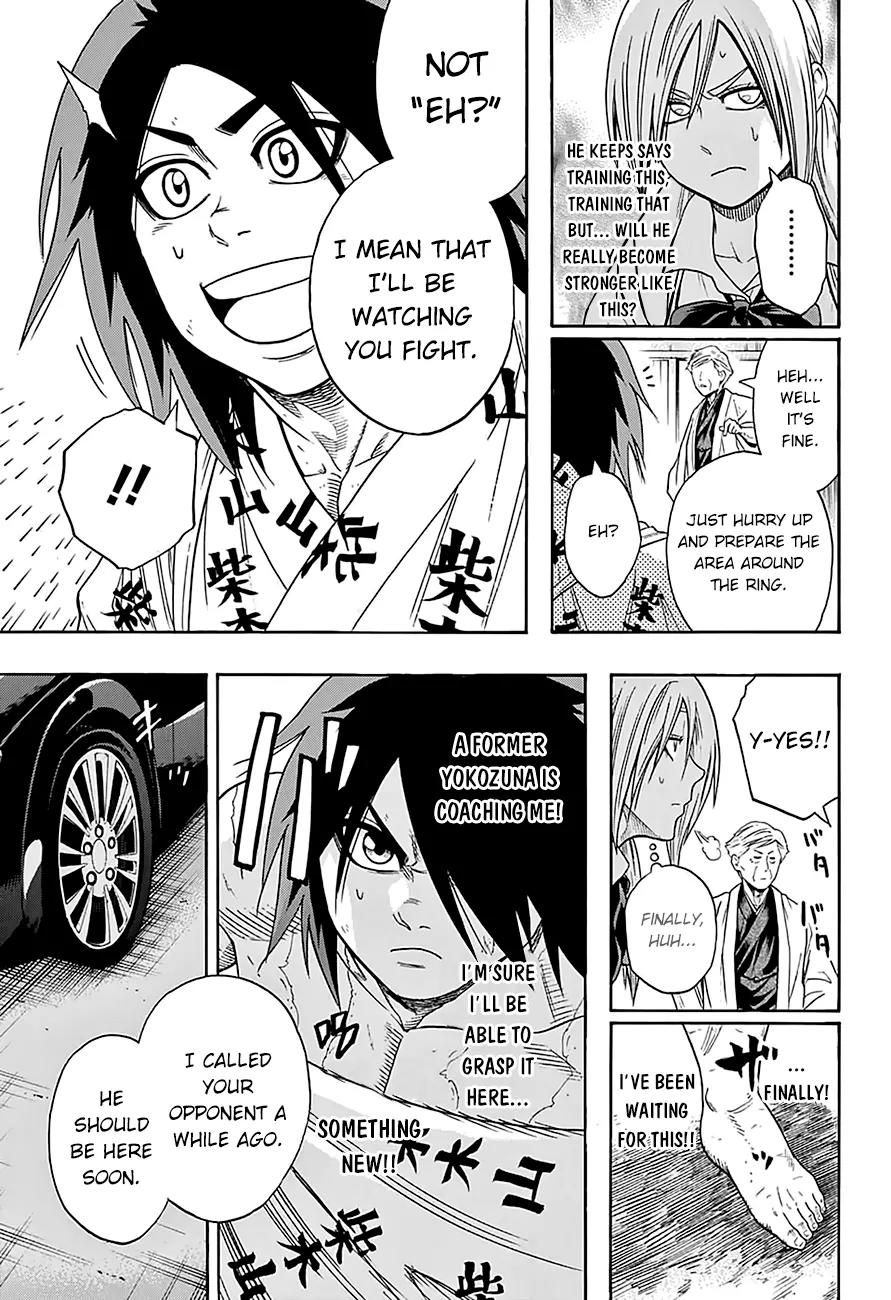 Hinomaru Zumou Chapter 83 page 13 - Chapter 83: The Former-Yokozuna’s Training