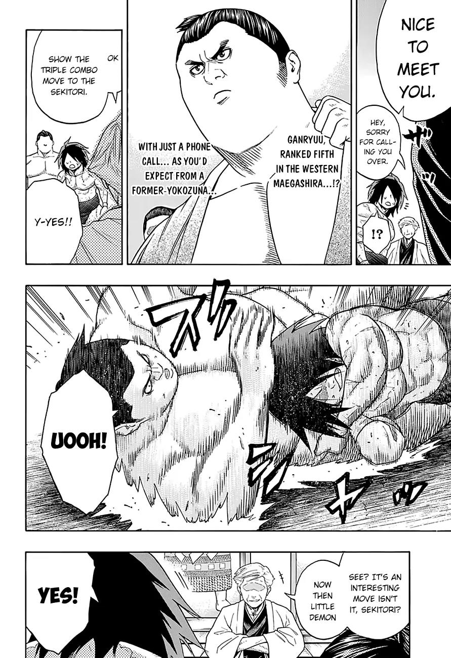 Hinomaru Zumou Chapter 83 page 14 - Chapter 83: The Former-Yokozuna’s Training