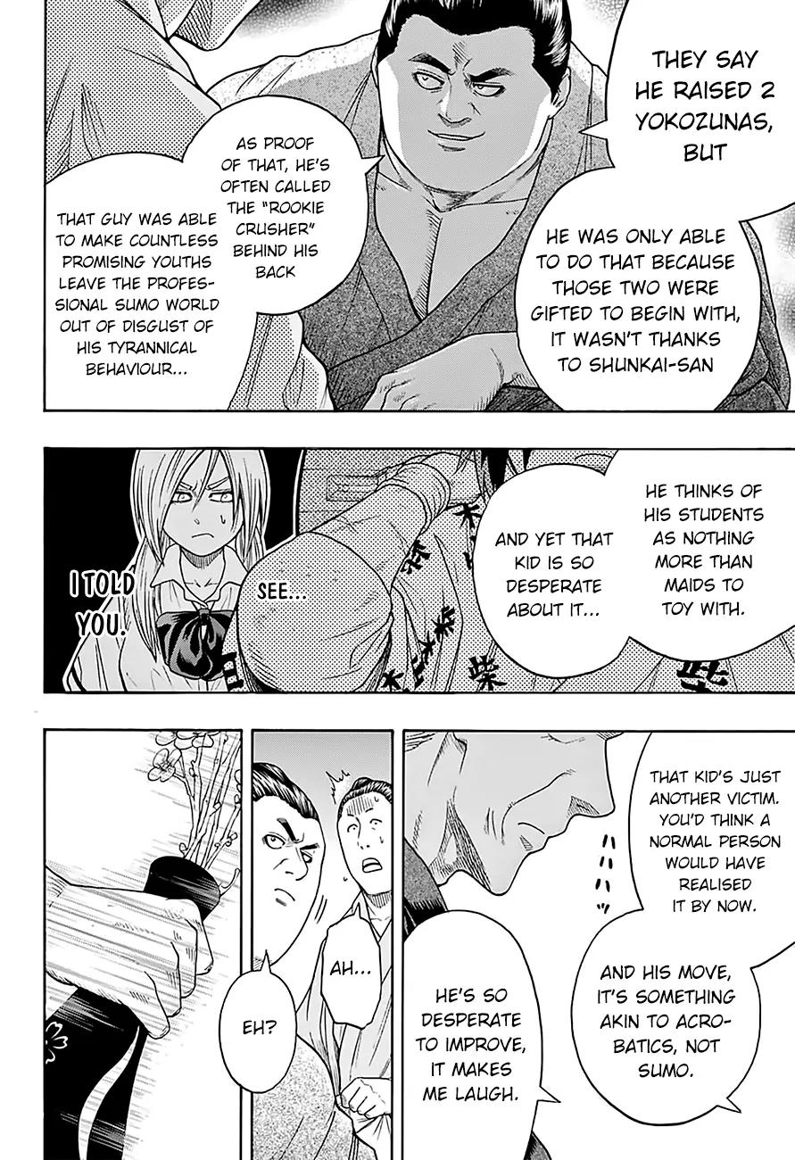 Hinomaru Zumou Chapter 83 page 18 - Chapter 83: The Former-Yokozuna’s Training