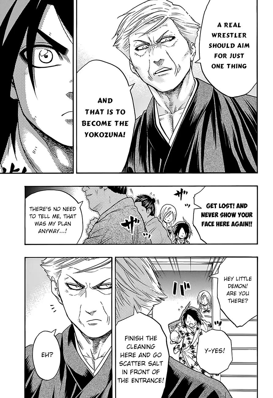 Hinomaru Zumou Chapter 83 page 21 - Chapter 83: The Former-Yokozuna’s Training