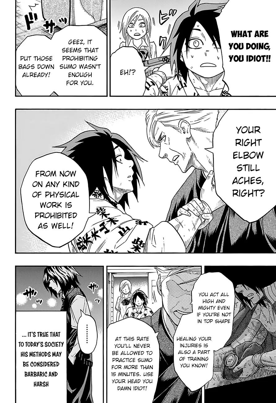 Hinomaru Zumou Chapter 83 page 22 - Chapter 83: The Former-Yokozuna’s Training