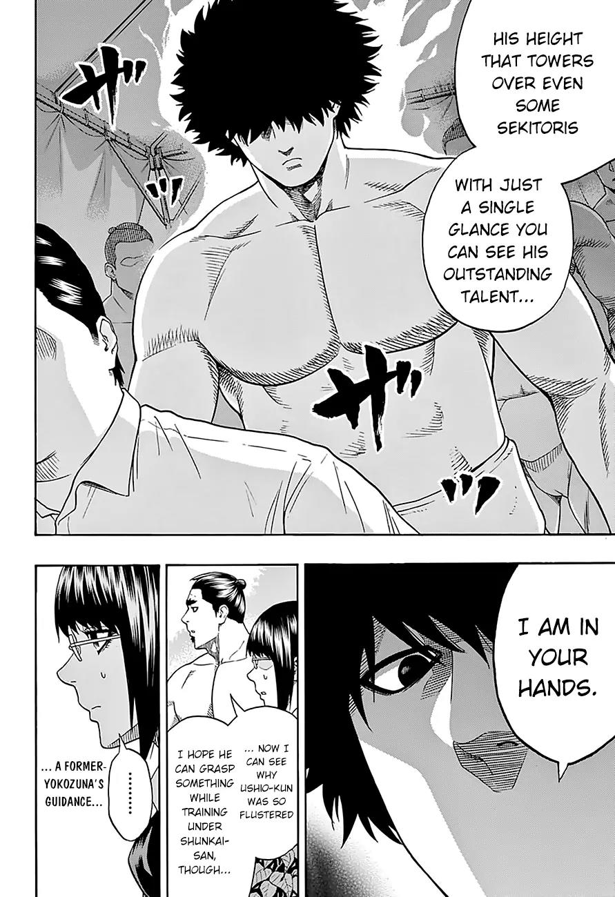 Hinomaru Zumou Chapter 83 page 8 - Chapter 83: The Former-Yokozuna’s Training
