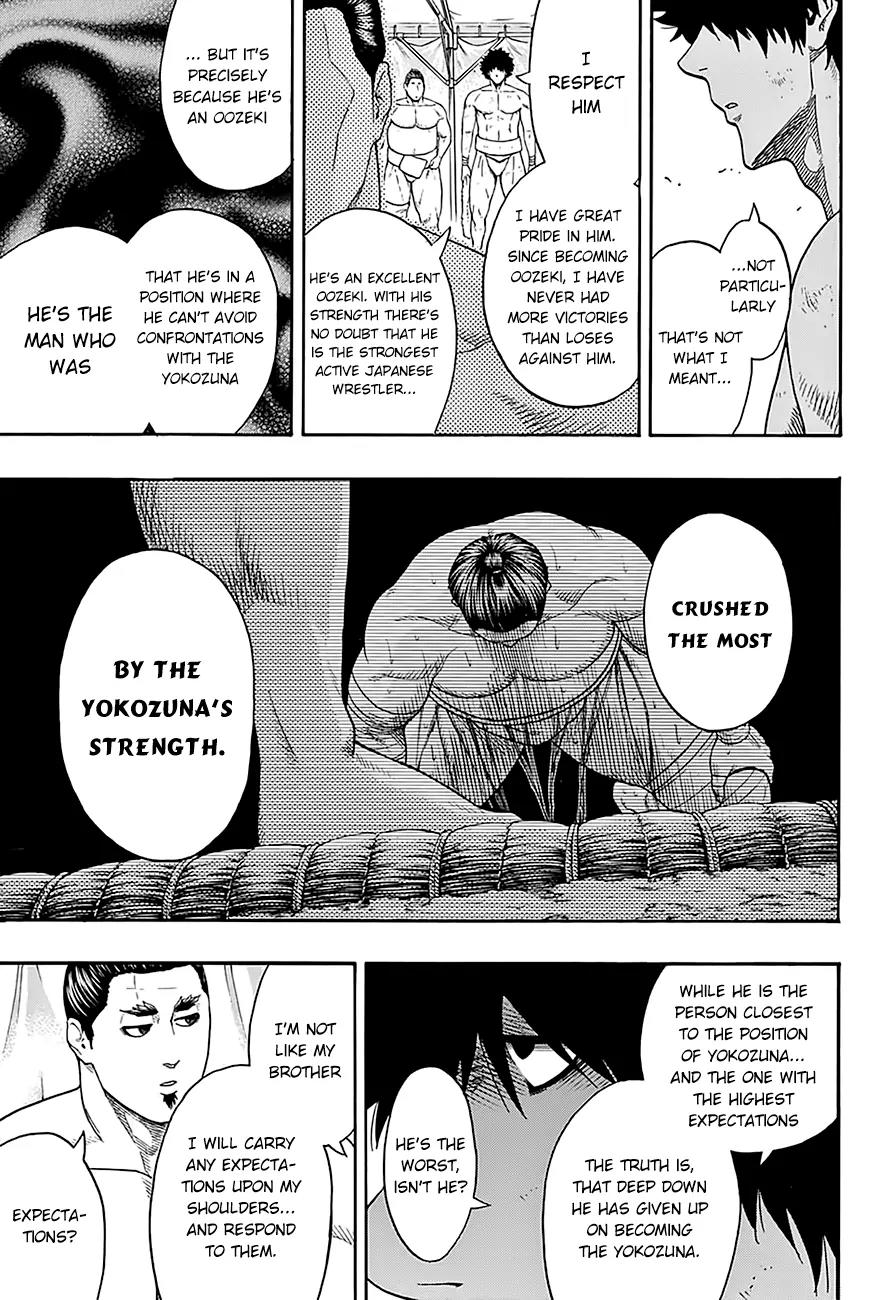 Hinomaru Zumou Chapter 84 page 11 - Chapter 84: The 100 Yen Coin Training