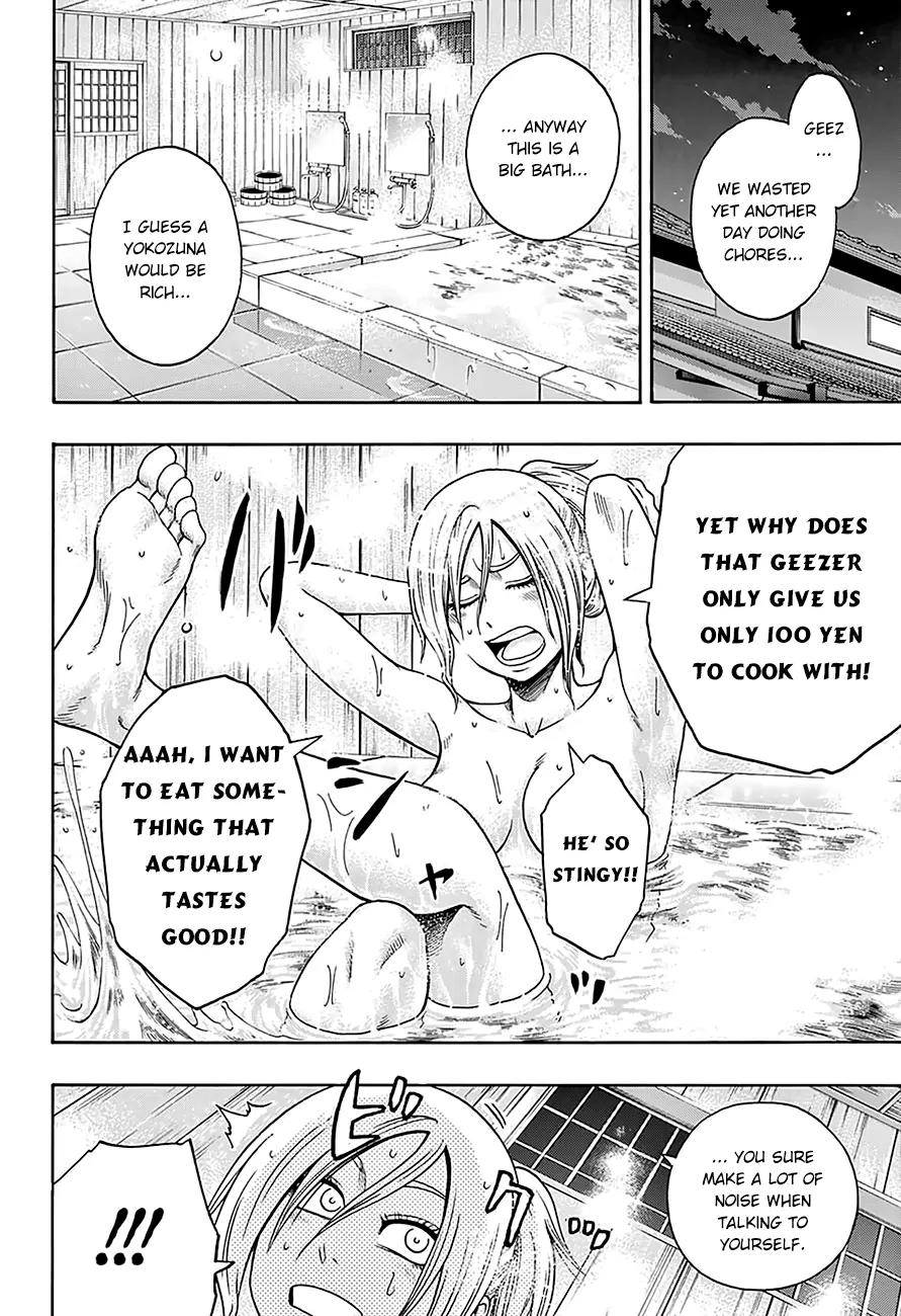Hinomaru Zumou Chapter 84 page 14 - Chapter 84: The 100 Yen Coin Training