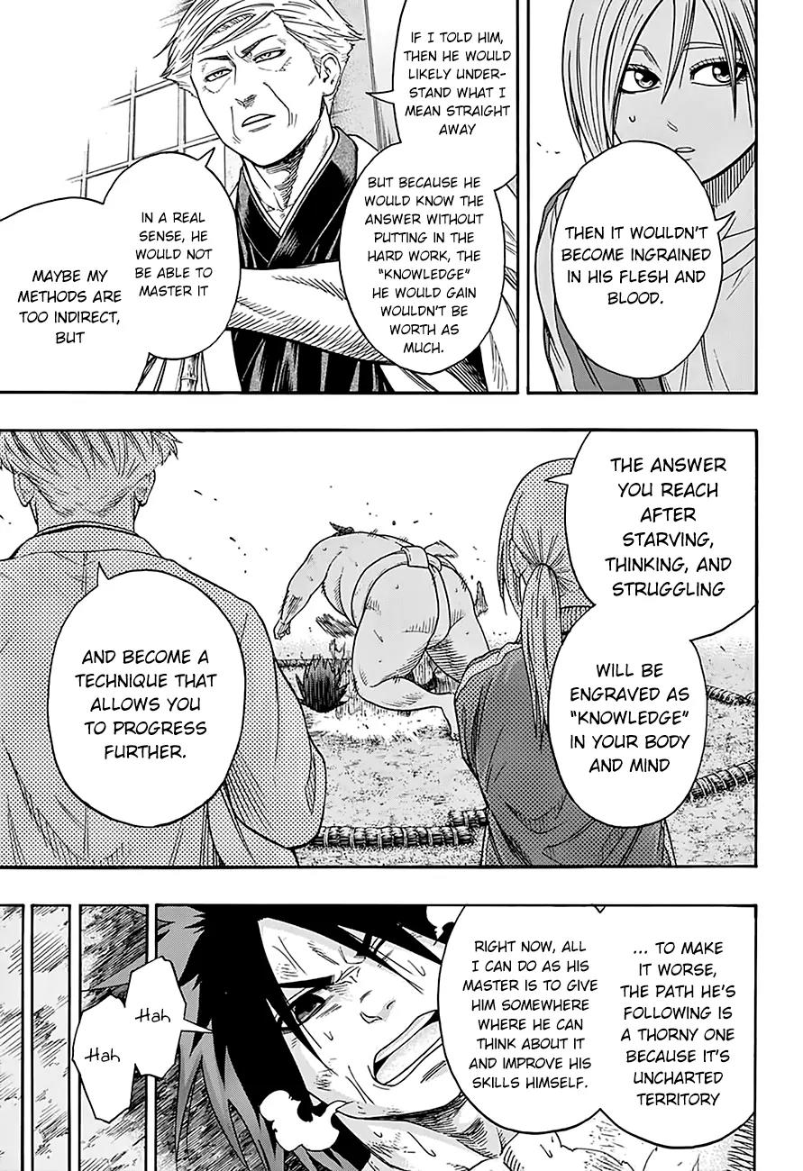 Hinomaru Zumou Chapter 84 page 7 - Chapter 84: The 100 Yen Coin Training