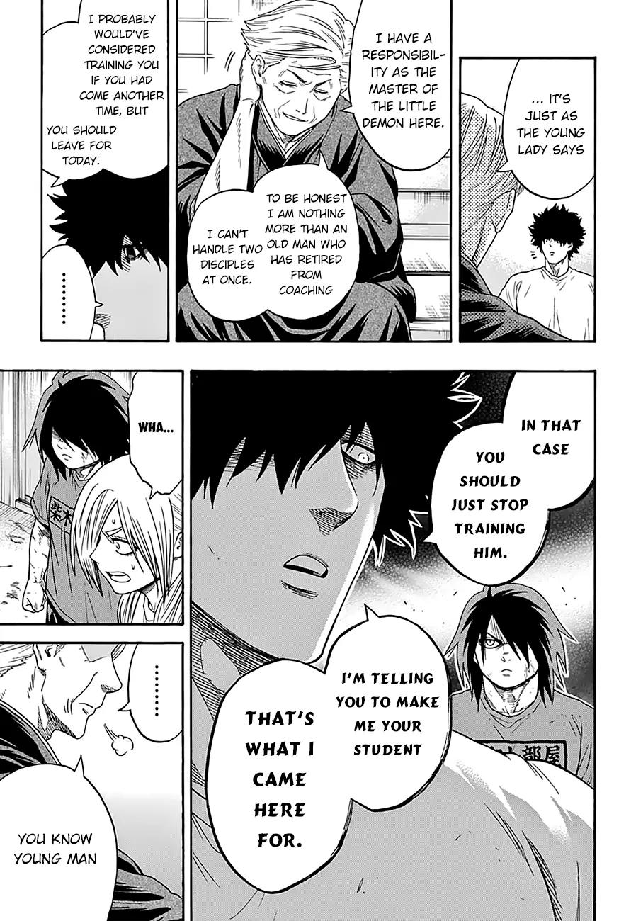 Hinomaru Zumou Chapter 85 page 11 - Chapter 85: Onimaru Kunitsuna and Oodenta Mitsuyo