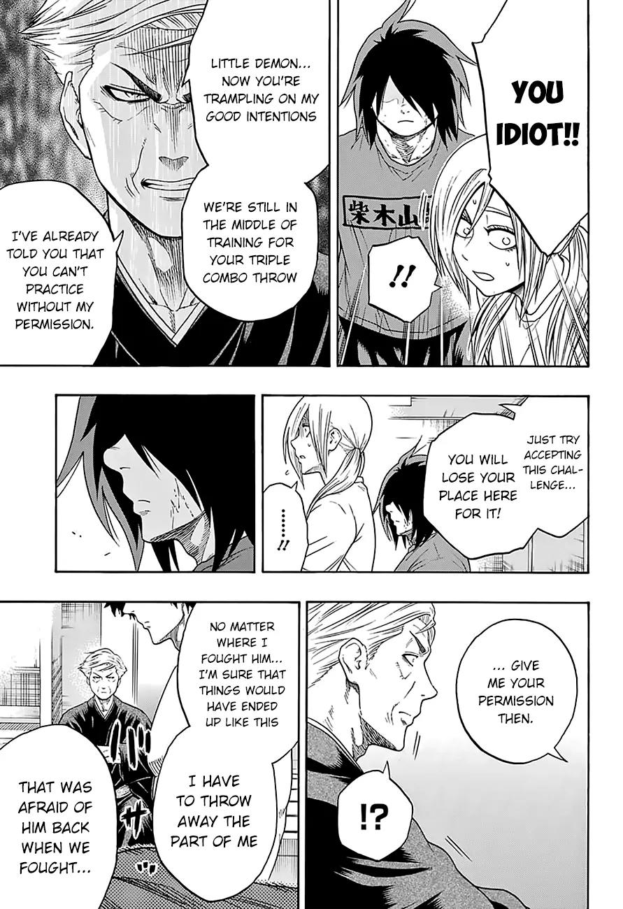 Hinomaru Zumou Chapter 85 page 15 - Chapter 85: Onimaru Kunitsuna and Oodenta Mitsuyo