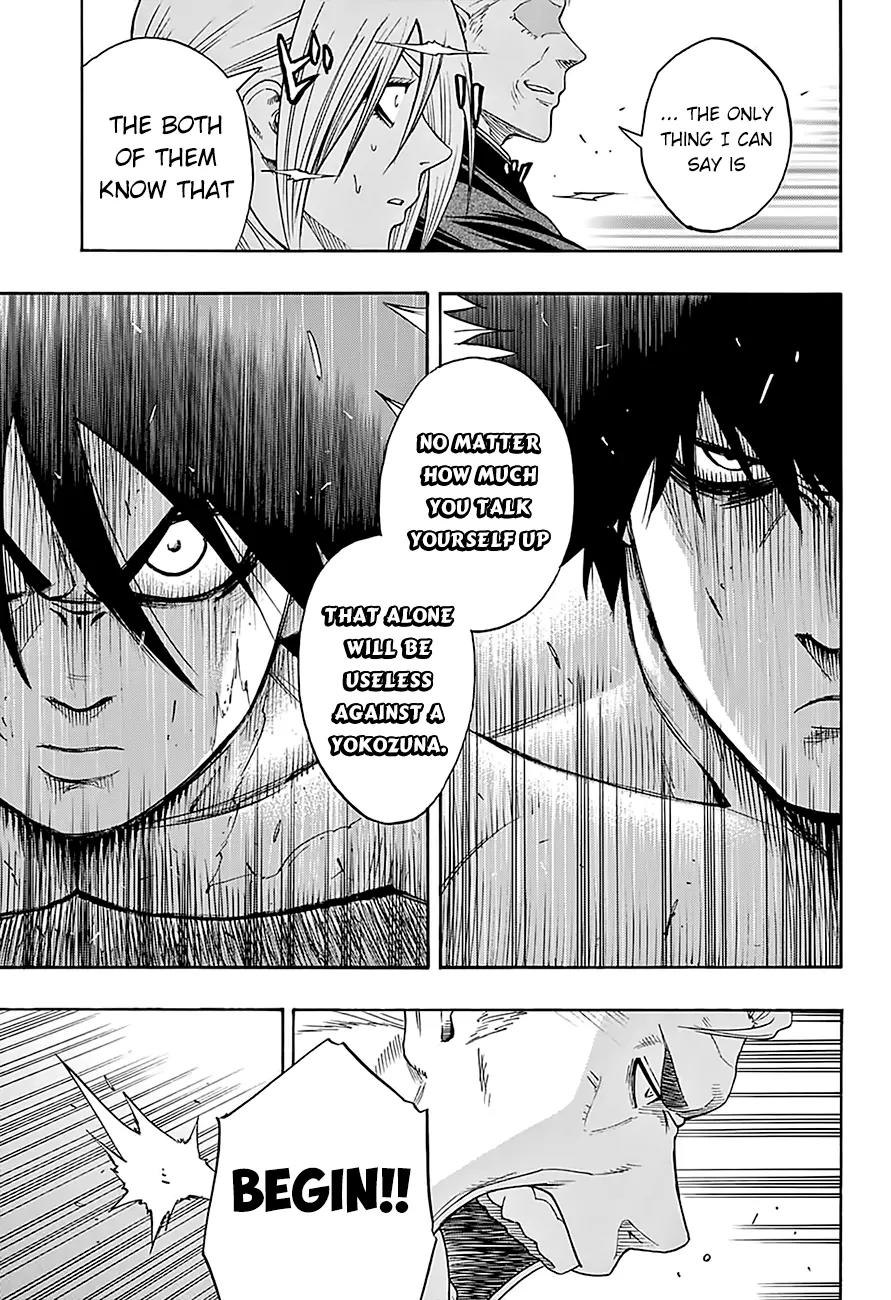 Hinomaru Zumou Chapter 85 page 18 - Chapter 85: Onimaru Kunitsuna and Oodenta Mitsuyo