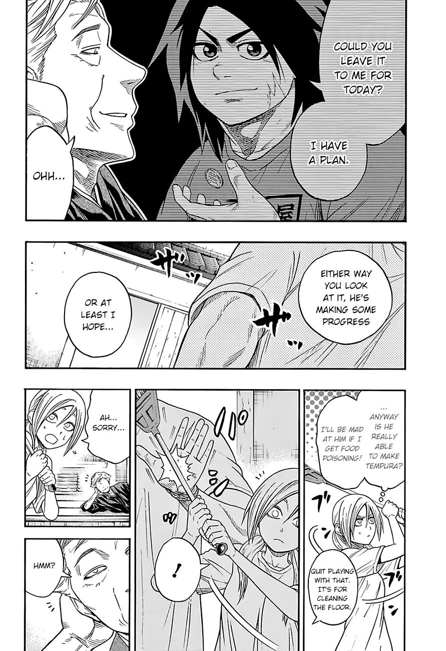 Hinomaru Zumou Chapter 85 page 4 - Chapter 85: Onimaru Kunitsuna and Oodenta Mitsuyo
