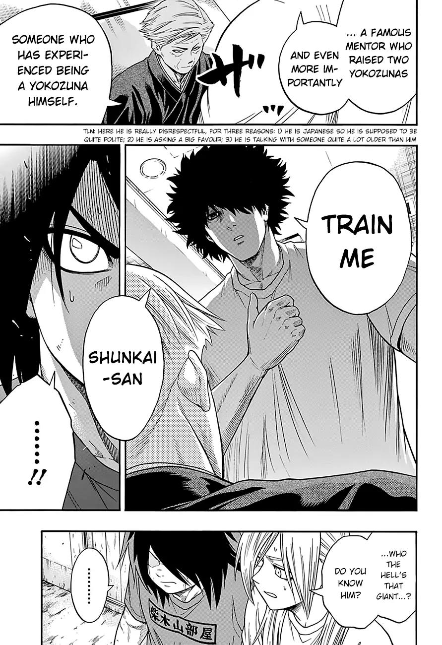 Hinomaru Zumou Chapter 85 page 7 - Chapter 85: Onimaru Kunitsuna and Oodenta Mitsuyo