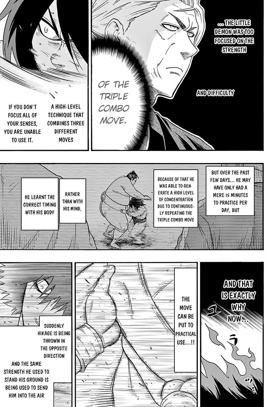 Hinomaru Zumou Chapter 86 page 13 - Chapter 86: Onimaru Kunitsuna and Oodenta Mitsuyo 2