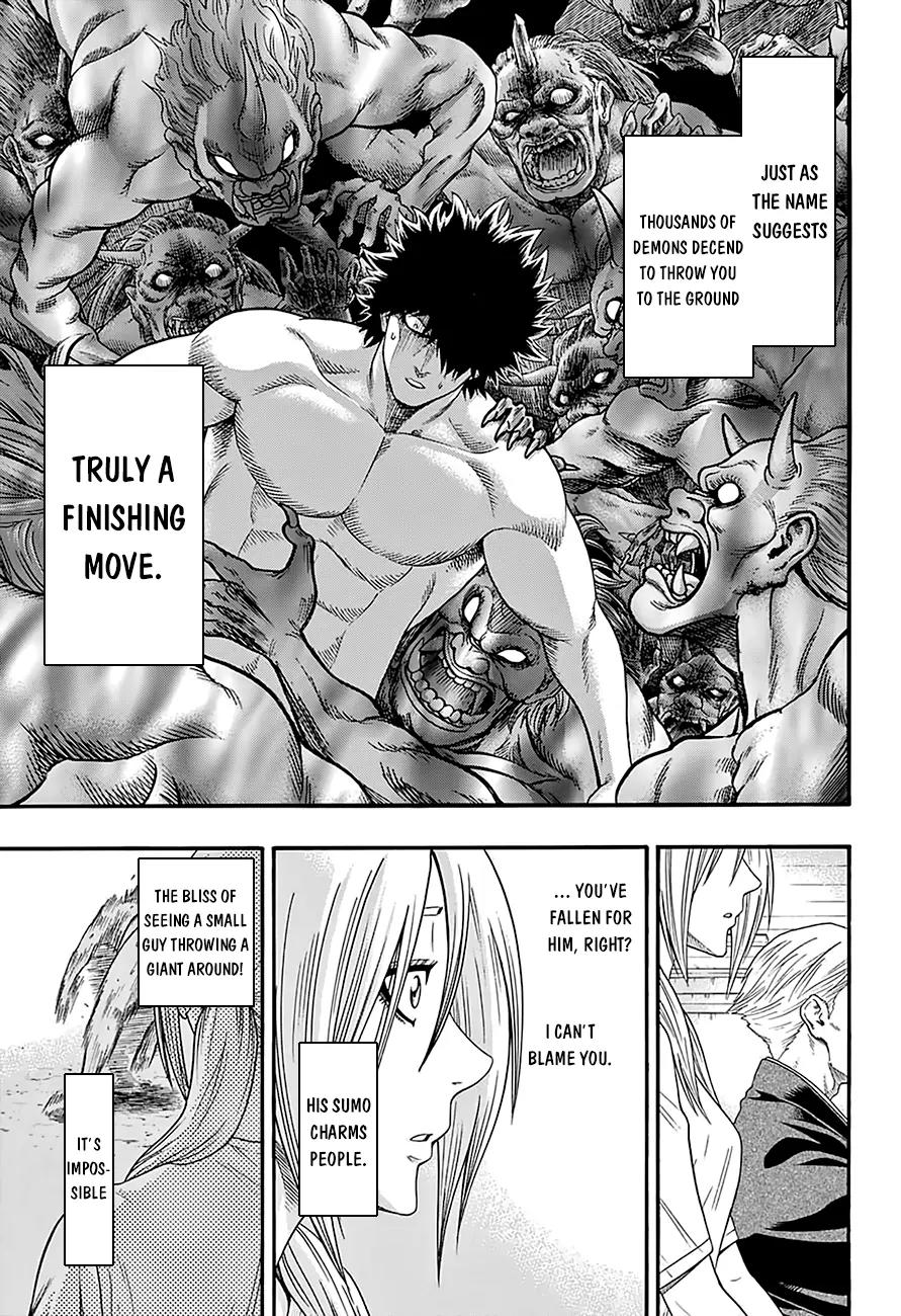 Hinomaru Zumou Chapter 86 page 18 - Chapter 86: Onimaru Kunitsuna and Oodenta Mitsuyo 2