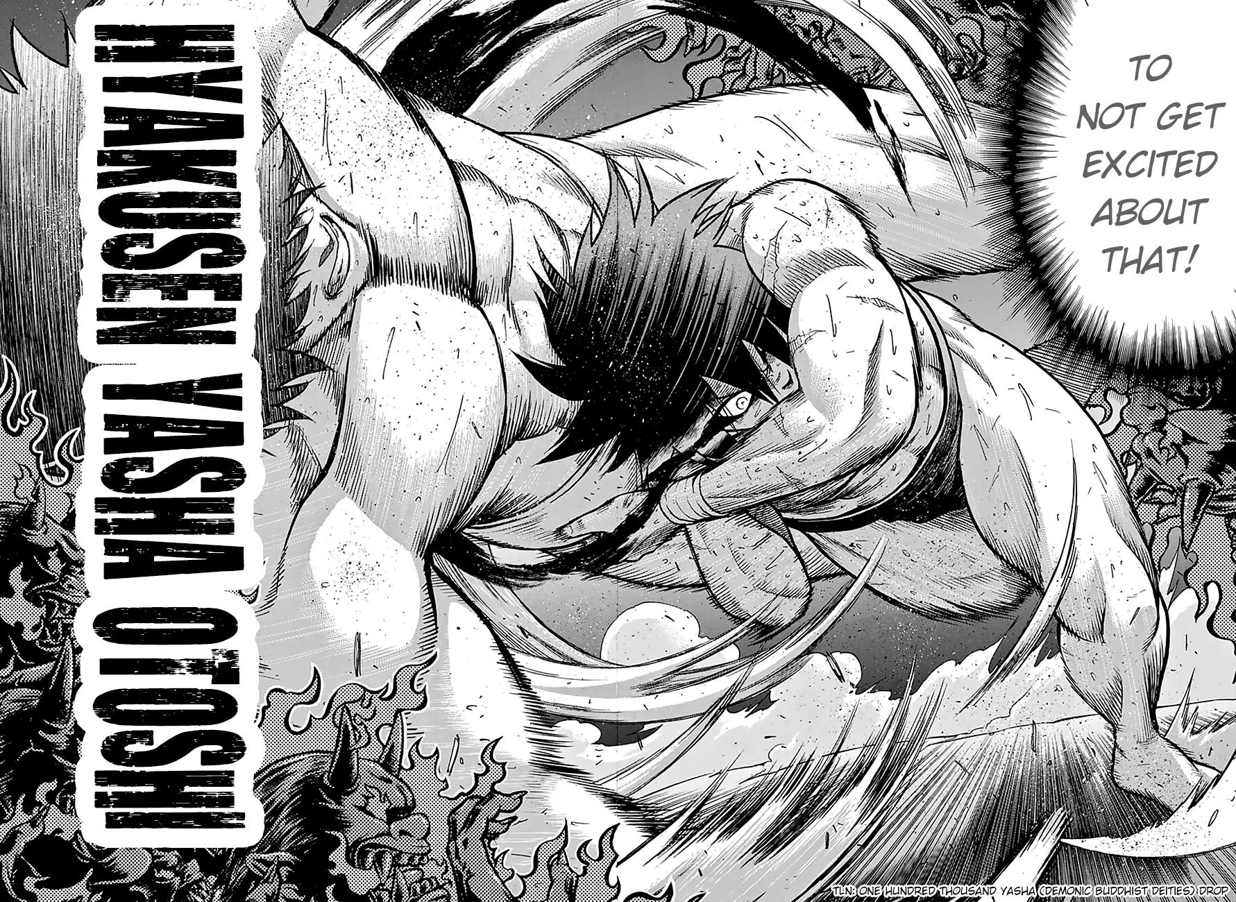 Hinomaru Zumou Chapter 86 page 19 - Chapter 86: Onimaru Kunitsuna and Oodenta Mitsuyo 2