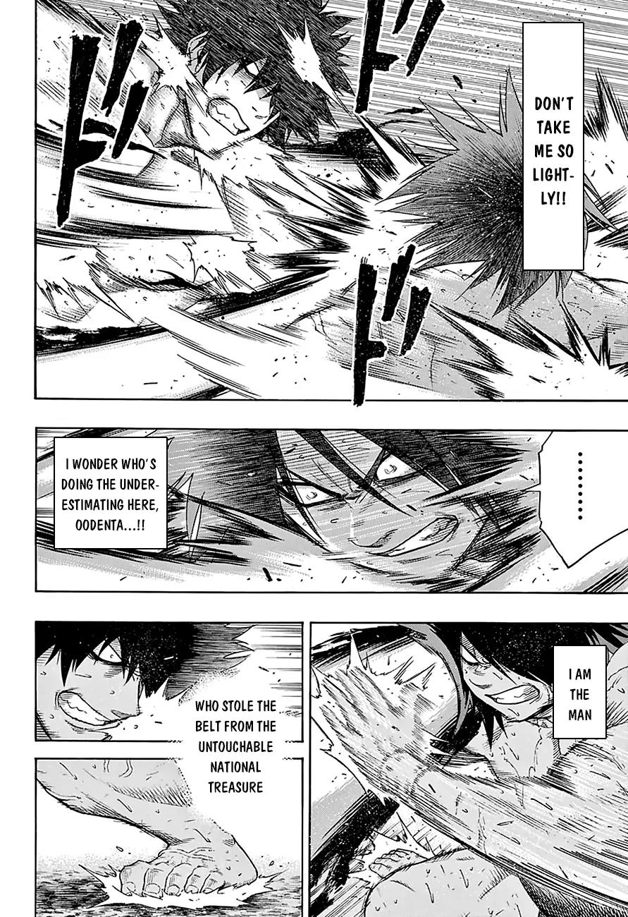 Hinomaru Zumou Chapter 86 page 6 - Chapter 86: Onimaru Kunitsuna and Oodenta Mitsuyo 2