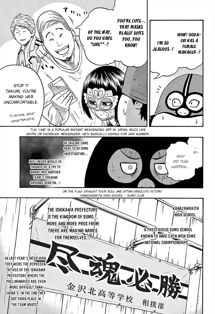 Hinomaru Zumou Chapter 88 page 7 - Chapter 88: A Serious Match