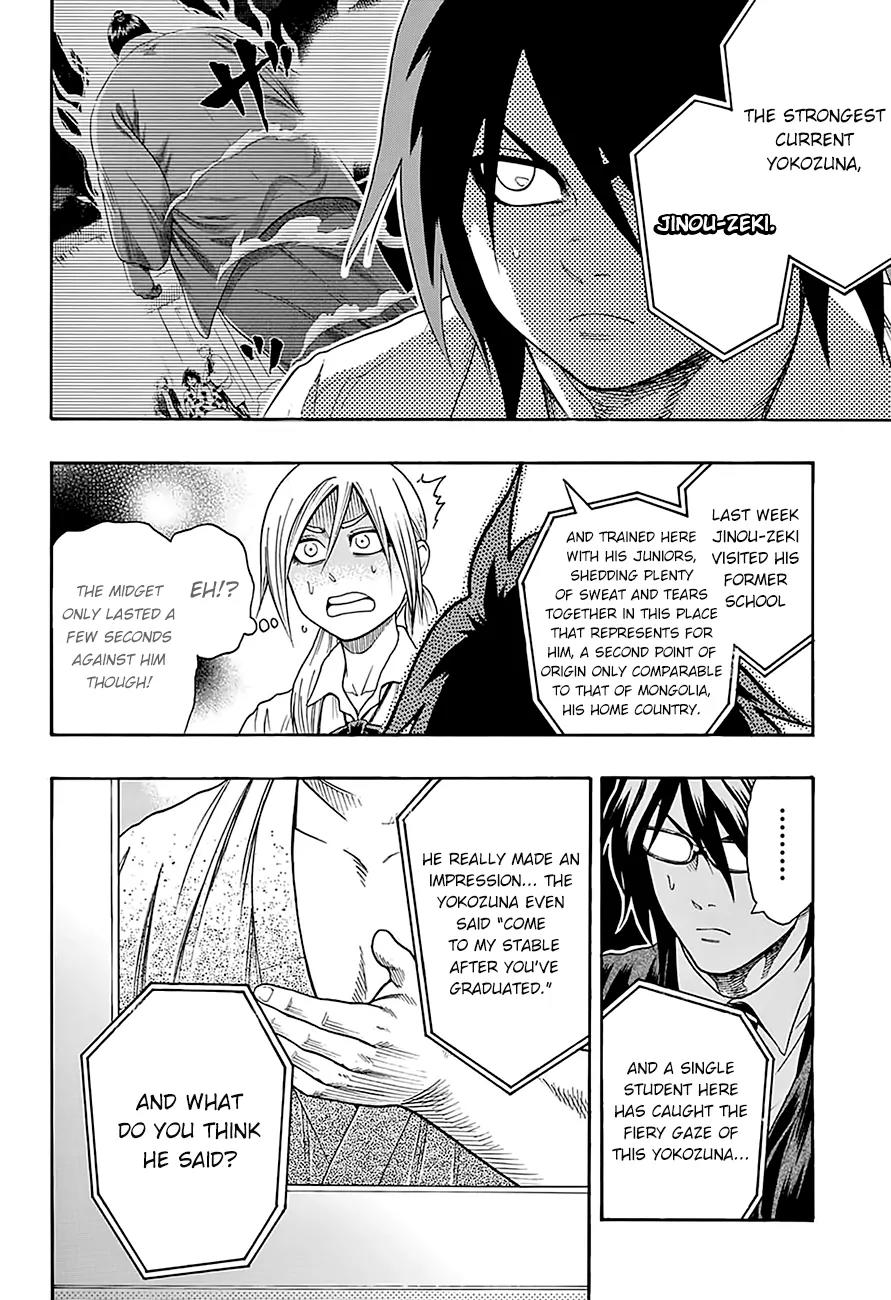 Hinomaru Zumou Chapter 90 page 10 - Chapter 90: The High School Yokozuna