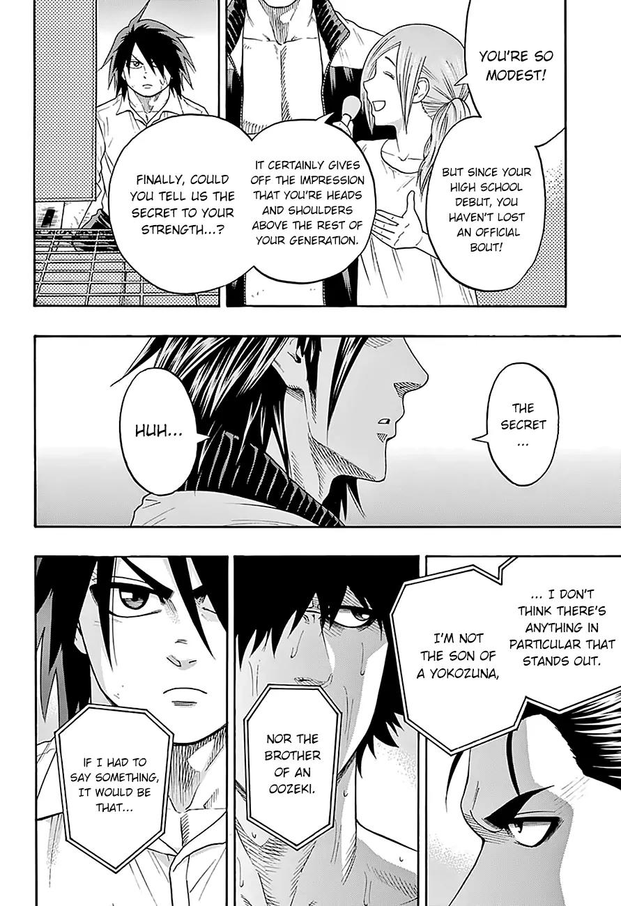 Hinomaru Zumou Chapter 90 page 14 - Chapter 90: The High School Yokozuna