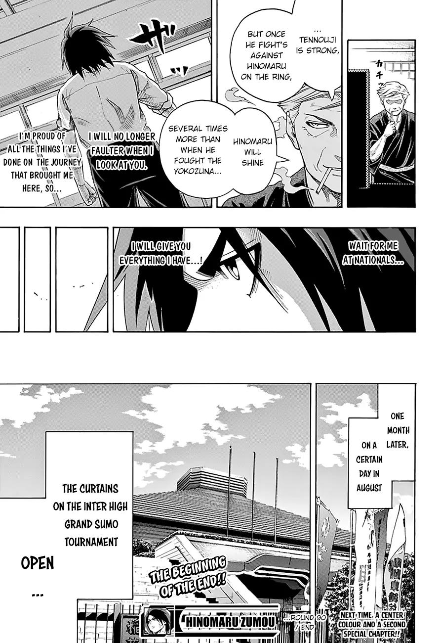 Hinomaru Zumou Chapter 90 page 20 - Chapter 90: The High School Yokozuna