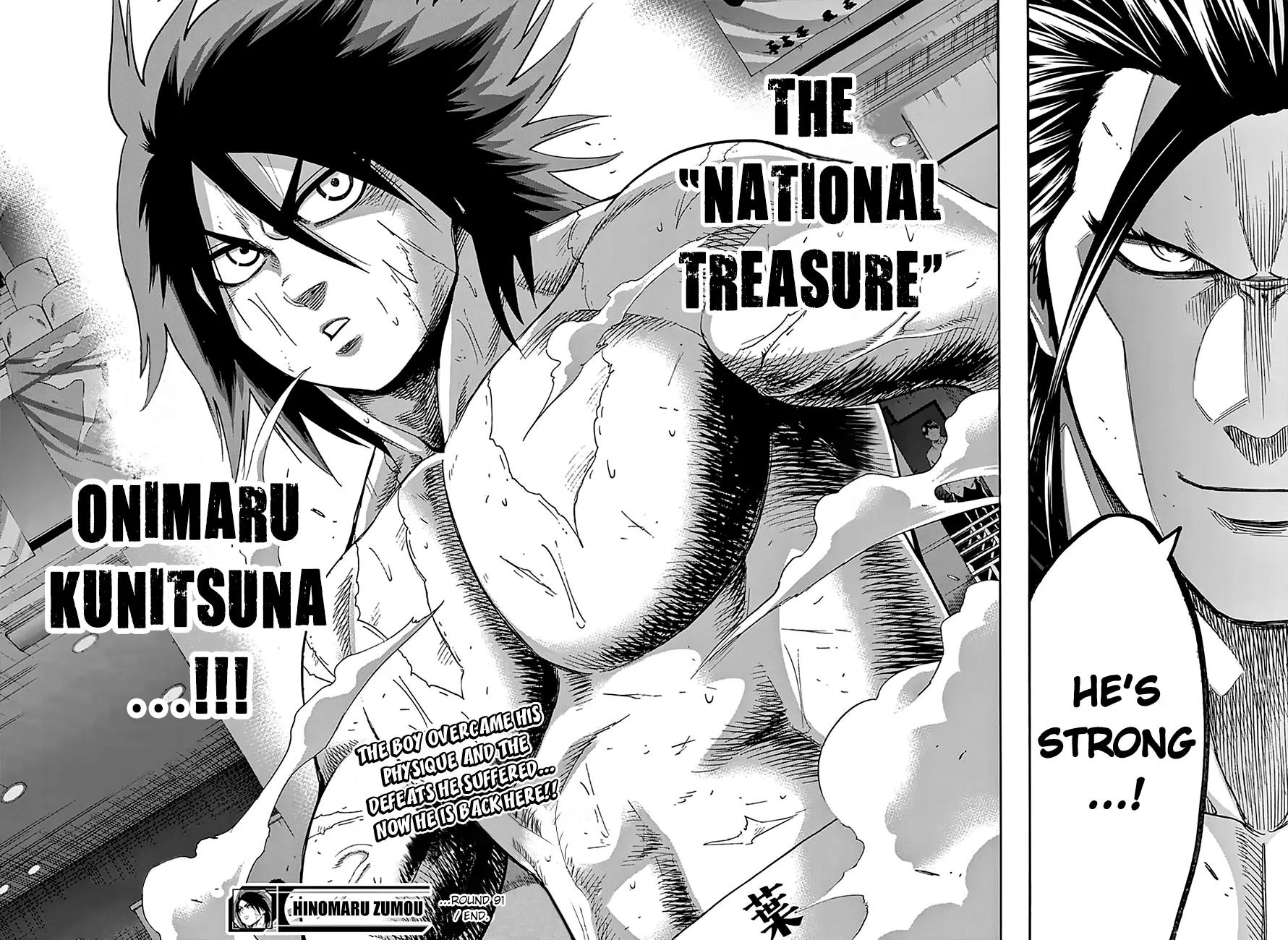 Hinomaru Zumou Chapter 91 page 18 - Chapter 91