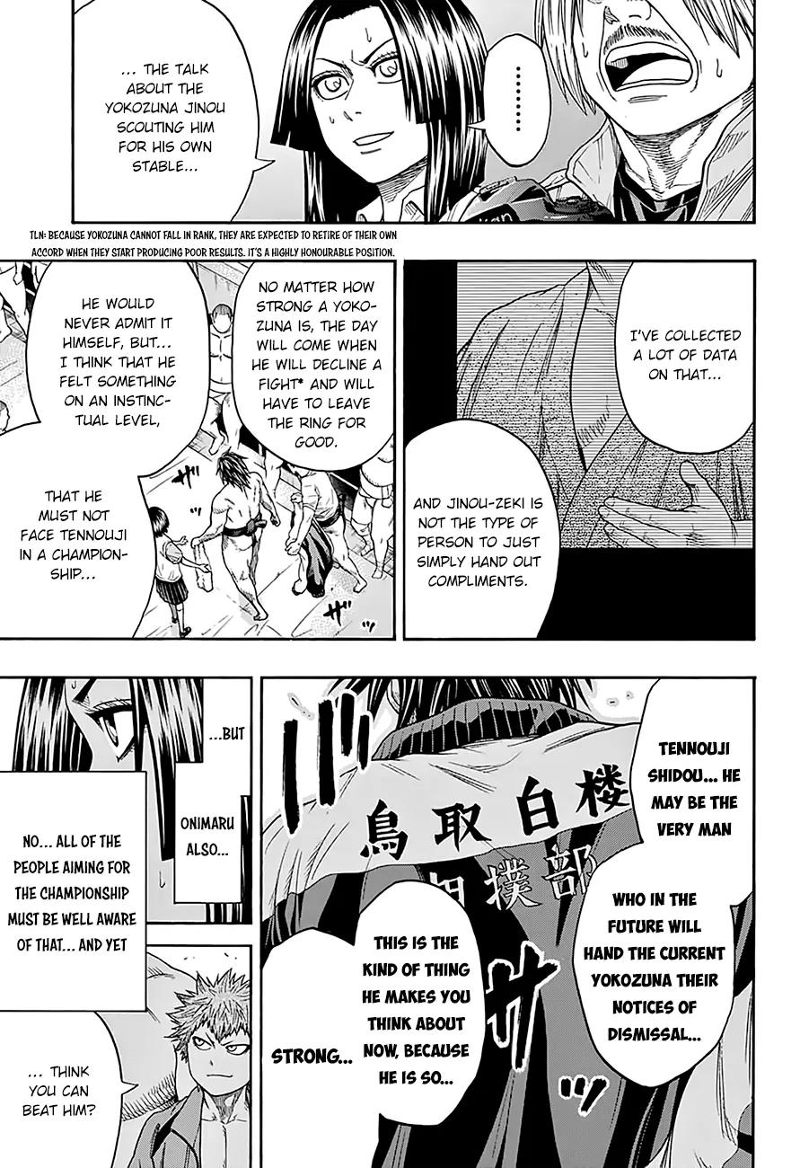 Hinomaru Zumou Chapter 92 page 16 - Chapter 92: The Way To Become A Pro