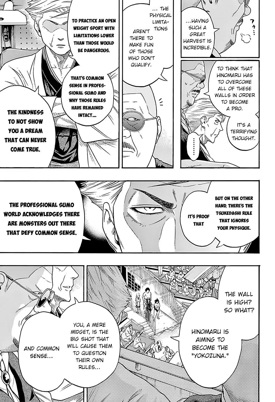 Hinomaru Zumou Chapter 92 page 18 - Chapter 92: The Way To Become A Pro