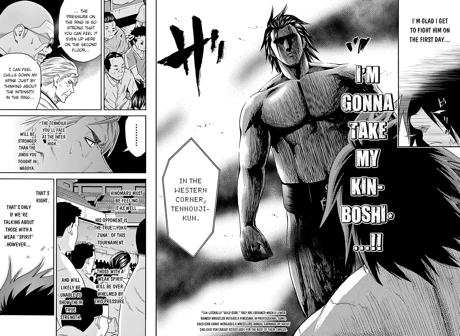 Hinomaru Zumou Chapter 93 page 9 - Chapter 93: The Small Wrestler