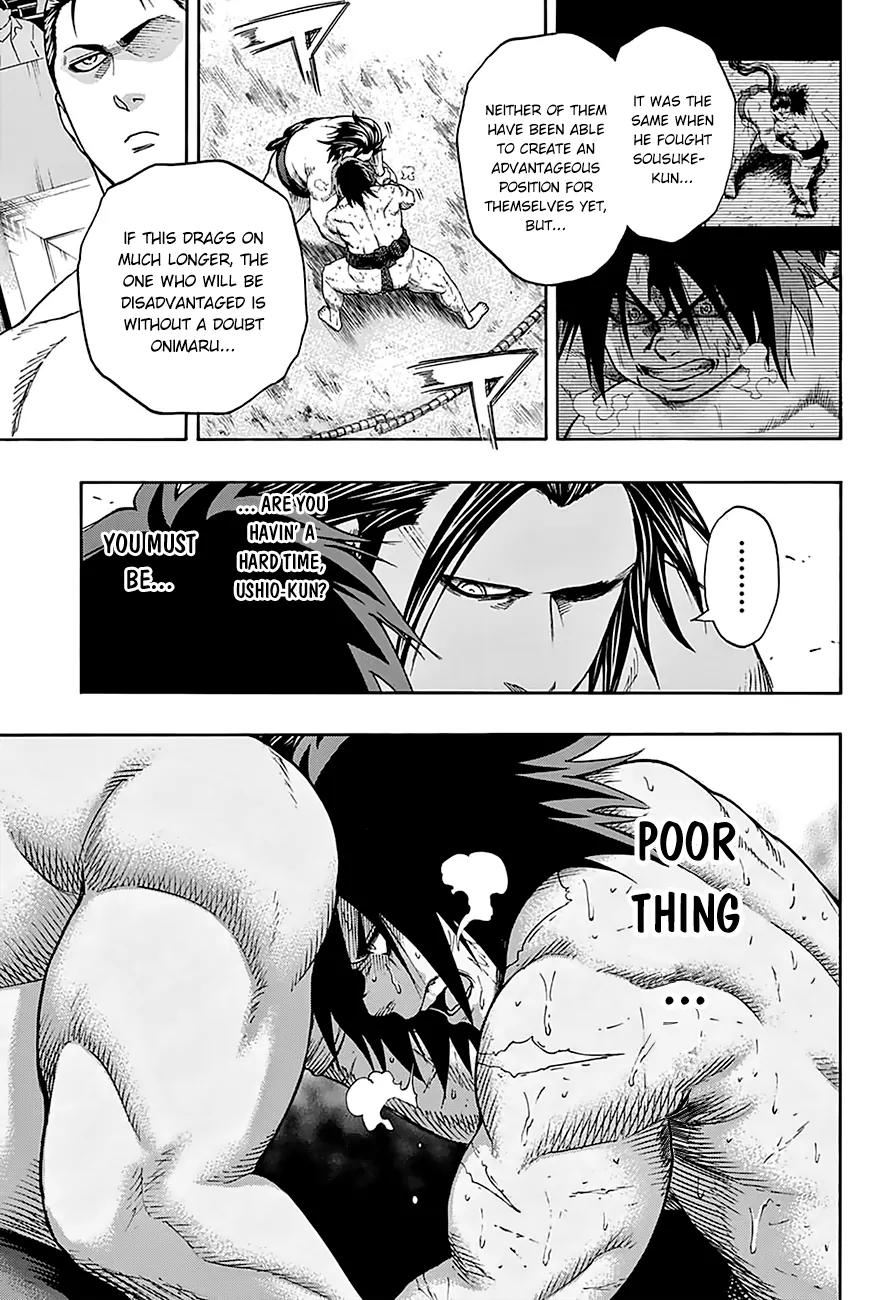 Hinomaru Zumou Chapter 94 page 11 - Chapter 94: Onimaru Kunitsuna Vs Doujikiri Yasutsuna