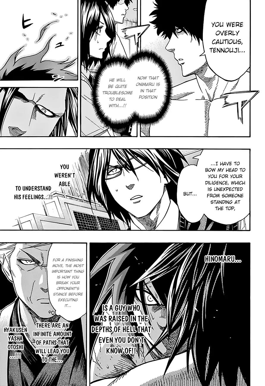 Hinomaru Zumou Chapter 94 page 18 - Chapter 94: Onimaru Kunitsuna Vs Doujikiri Yasutsuna