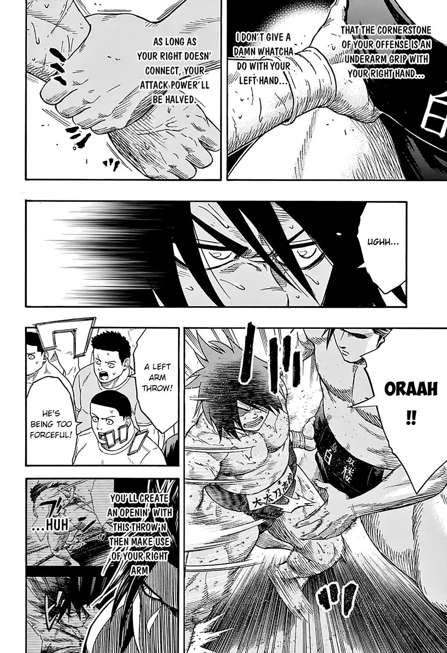 Hinomaru Zumou Chapter 94 page 4 - Chapter 94: Onimaru Kunitsuna Vs Doujikiri Yasutsuna