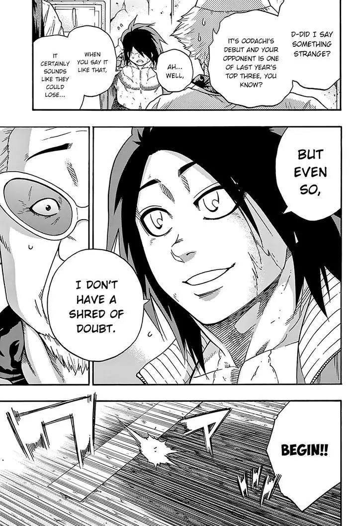 Hinomaru Zumou Chapter 99 page 16 - Chapter 99: To Stand In The Ring Again...