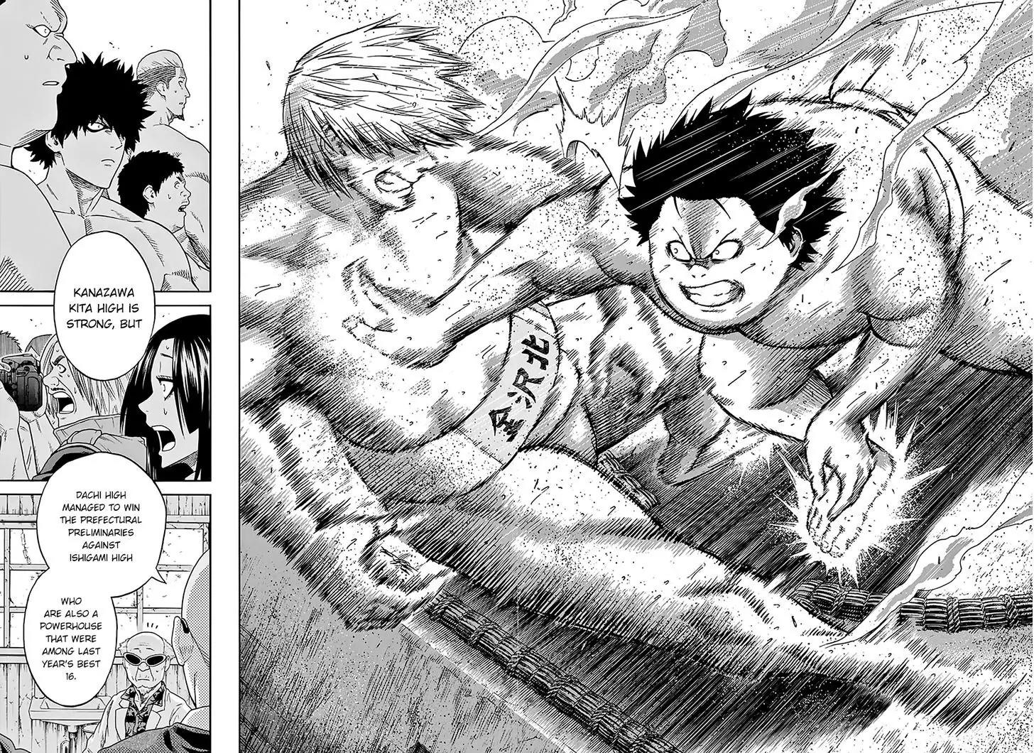 Hinomaru Zumou Chapter 99 page 17 - Chapter 99: To Stand In The Ring Again...