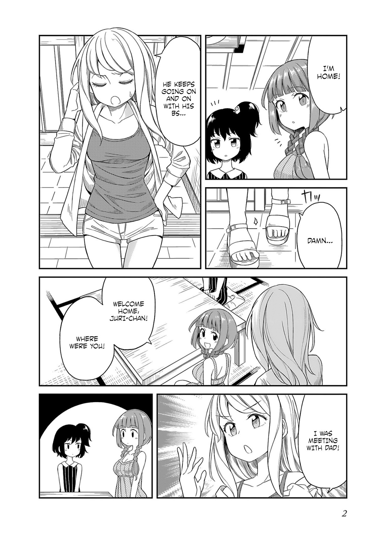 Hinomoto Sanshimai wa Kamatte Hoshii Chapter 0 page 4 - Chapter 0: Prologue