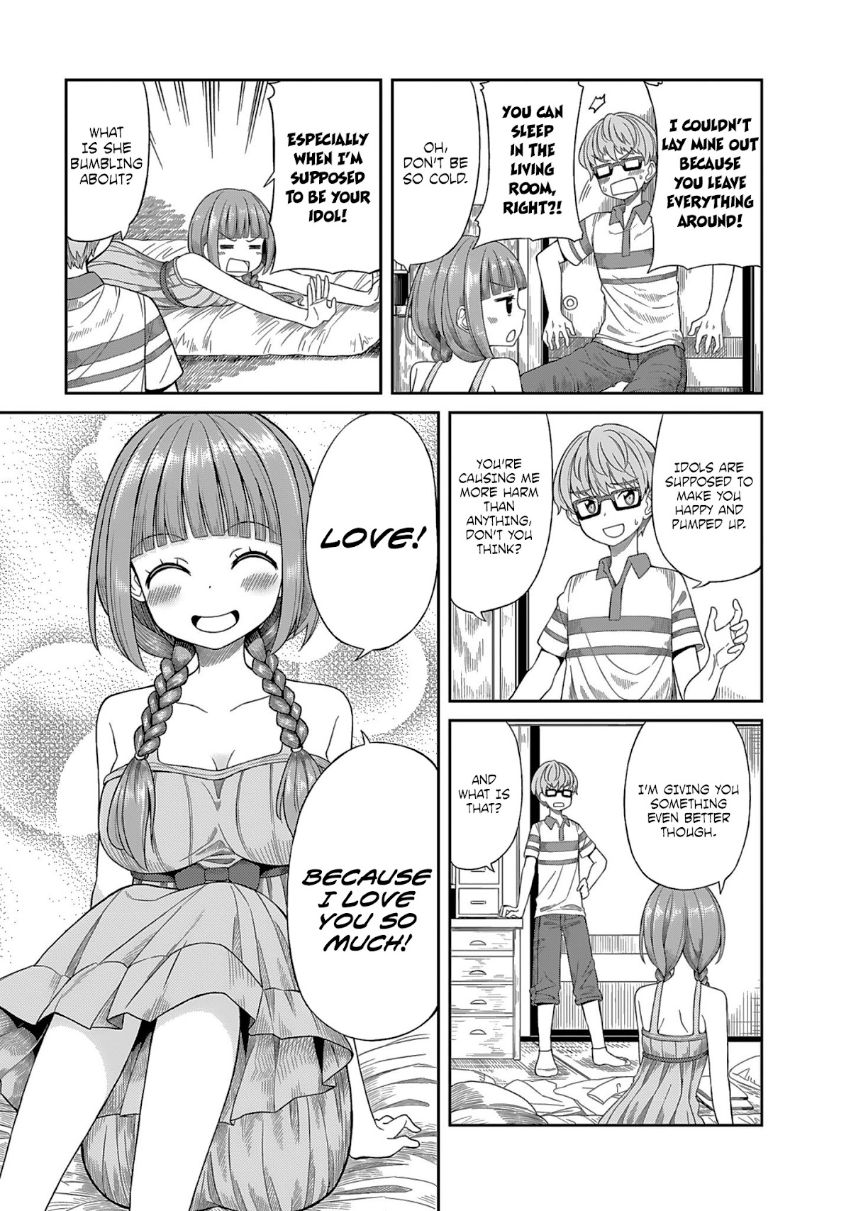 Hinomoto Sanshimai wa Kamatte Hoshii Chapter 1 page 11 - Chapter 1: Young Sacchan's worries