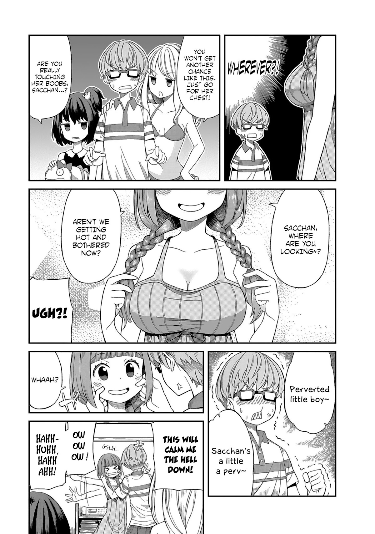 Hinomoto Sanshimai wa Kamatte Hoshii Chapter 1 page 9 - Chapter 1: Young Sacchan's worries
