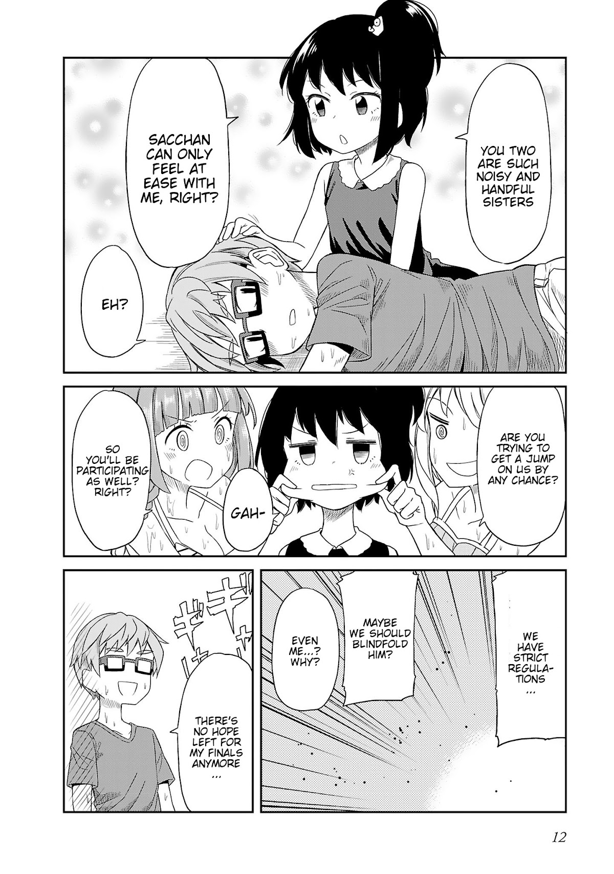 Hinomoto Sanshimai wa Kamatte Hoshii Chapter 10 page 14 - Chapter 10: Afternoon Heat Haze