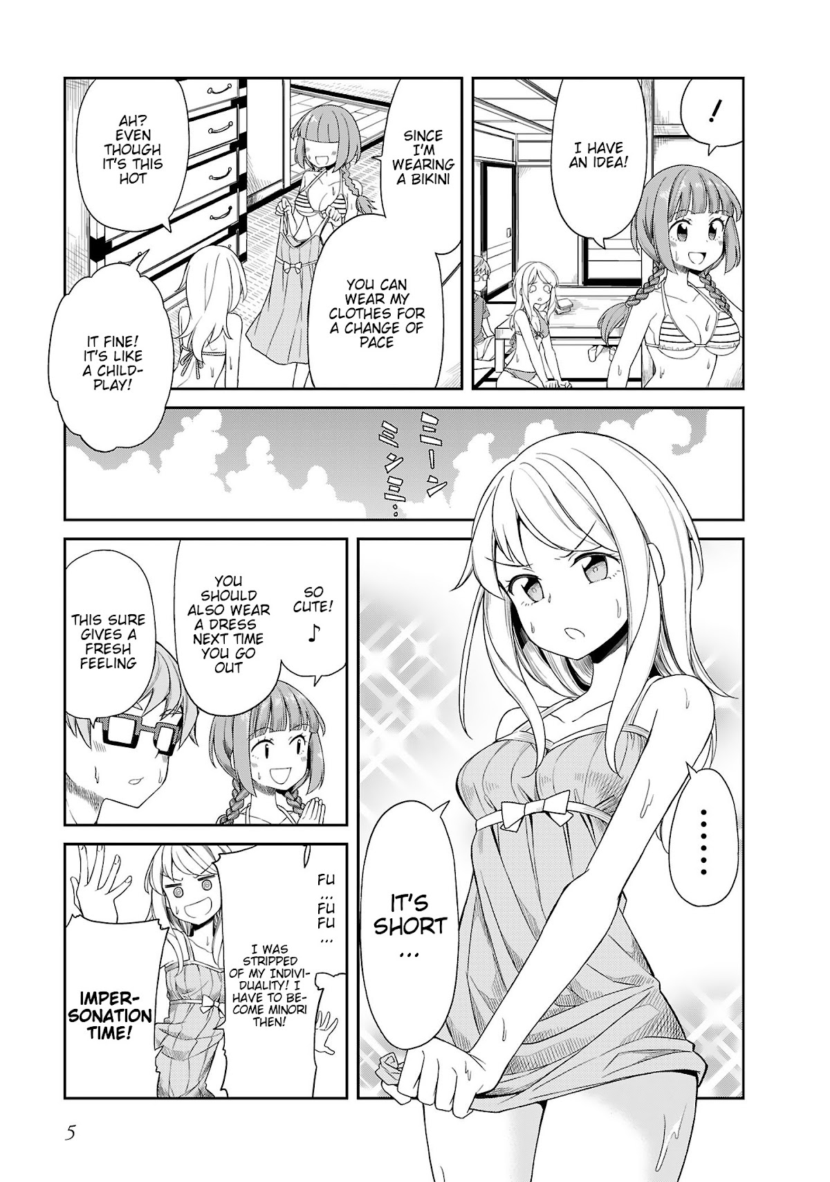 Hinomoto Sanshimai wa Kamatte Hoshii Chapter 10 page 7 - Chapter 10: Afternoon Heat Haze