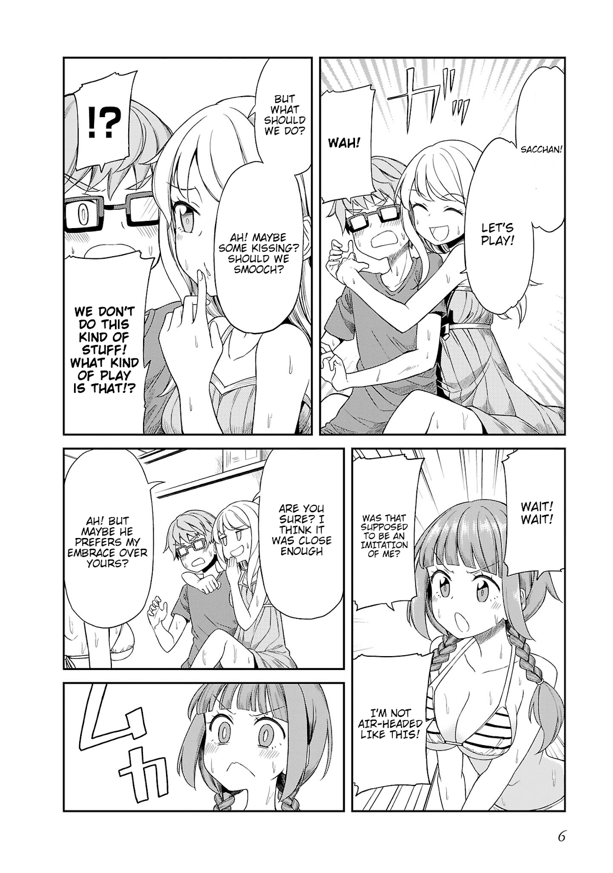 Hinomoto Sanshimai wa Kamatte Hoshii Chapter 10 page 8 - Chapter 10: Afternoon Heat Haze
