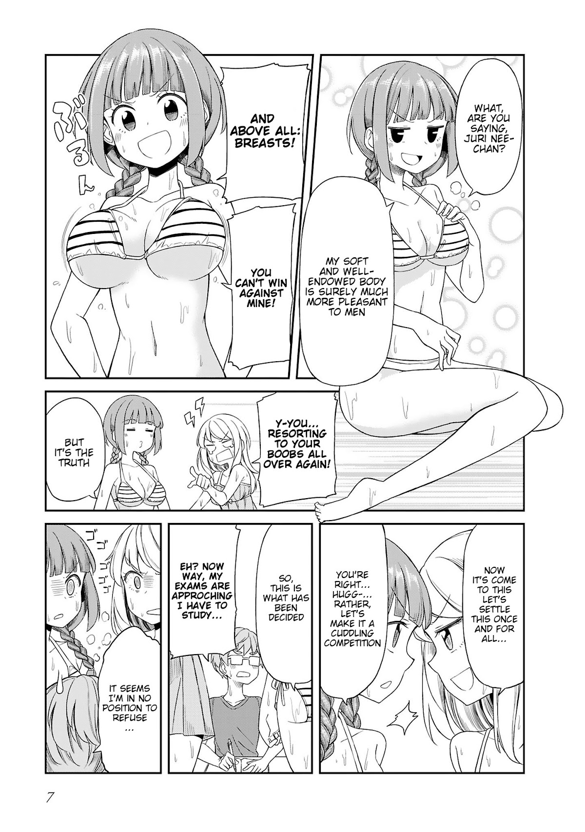 Hinomoto Sanshimai wa Kamatte Hoshii Chapter 10 page 9 - Chapter 10: Afternoon Heat Haze