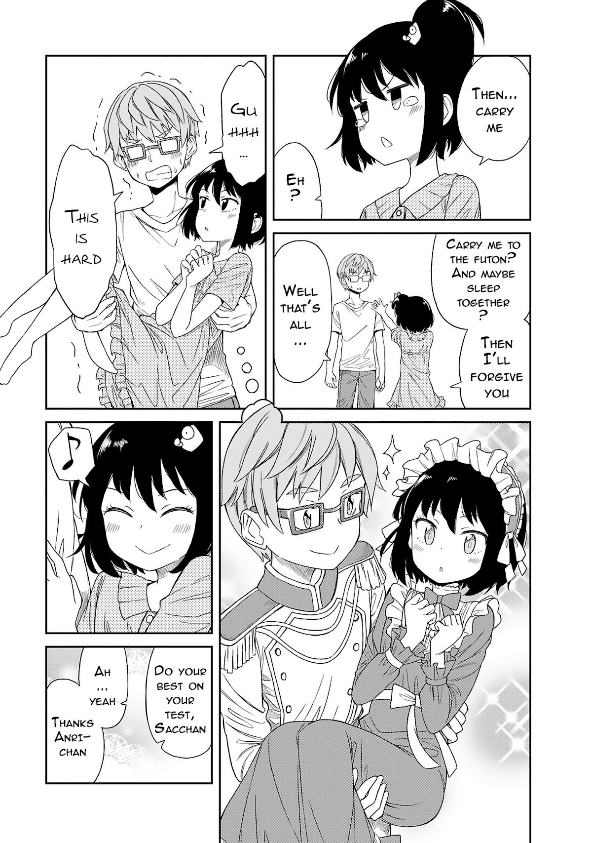 Hinomoto Sanshimai wa Kamatte Hoshii Chapter 11 page 11 - Chapter 11: Bluesy Night