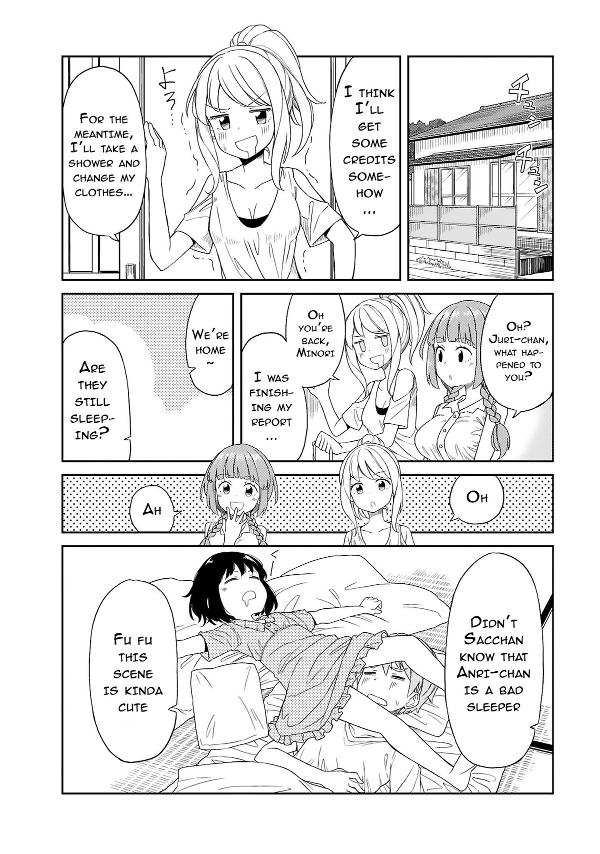 Hinomoto Sanshimai wa Kamatte Hoshii Chapter 11 page 12 - Chapter 11: Bluesy Night