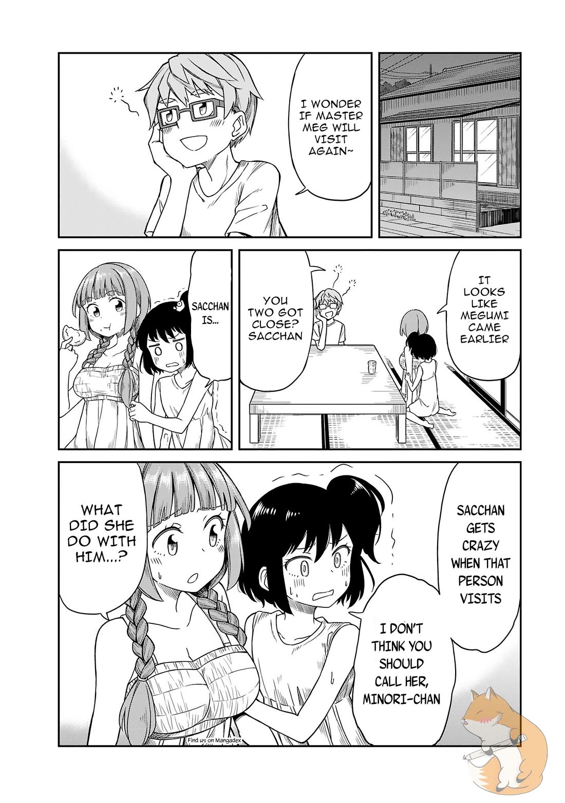 Hinomoto Sanshimai wa Kamatte Hoshii Chapter 14 page 12 - Chapter 14: Girlfriend No. ?