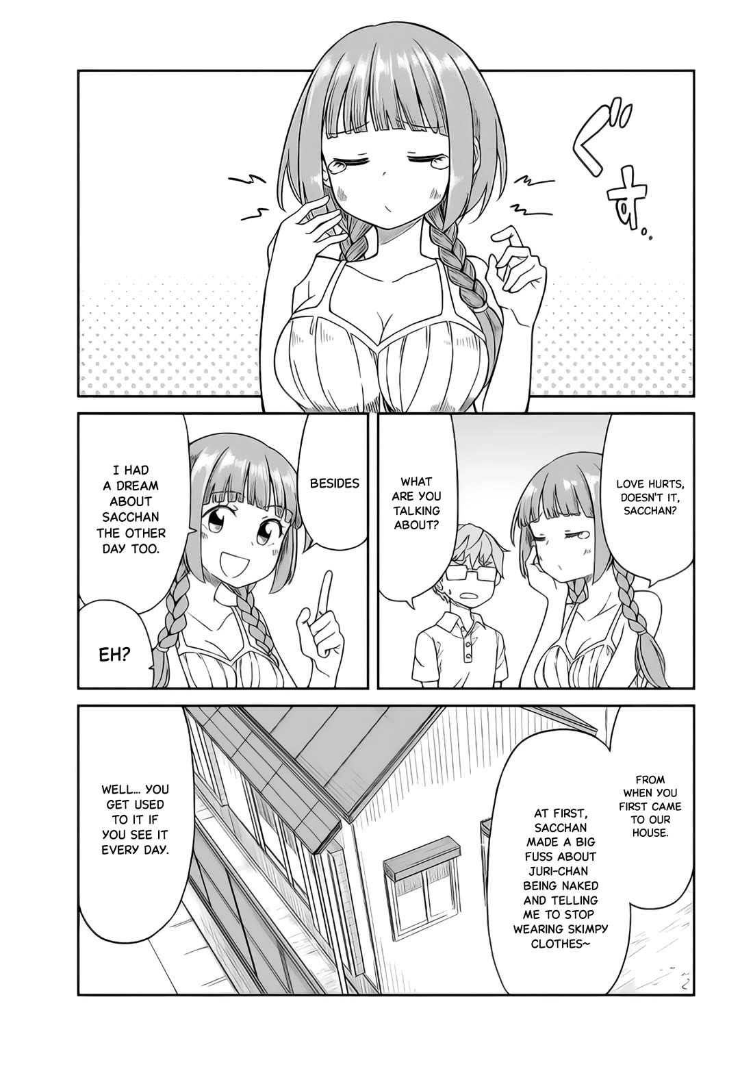 Hinomoto Sanshimai wa Kamatte Hoshii Chapter 15 page 10 - Chapter 15: Memories' sunset